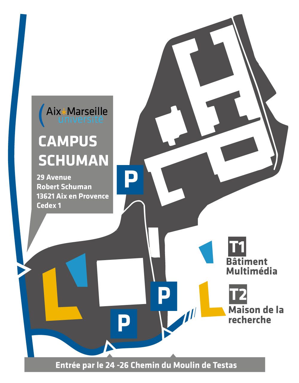 plan du campus
